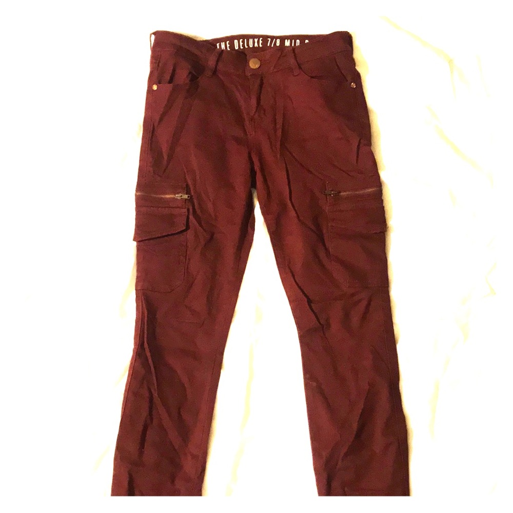 Cotton On burgundy skinny pants
